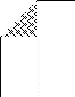  Figure 2 - Fold Down Upper Left Corner