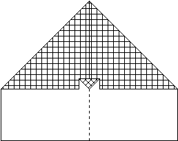   Figure 9 - Fold Upper Right Corner Down To Center-Fold